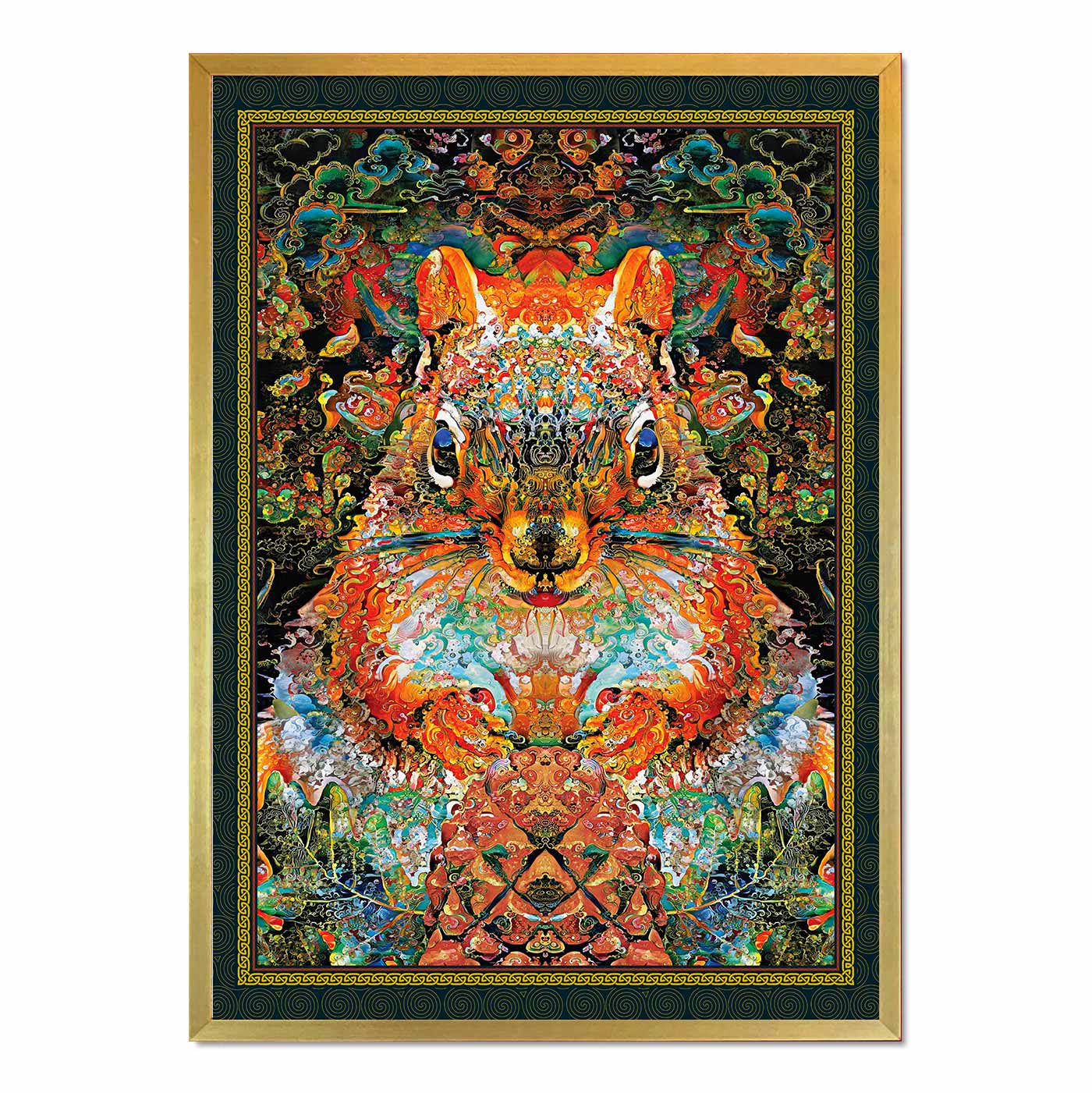 'Medicine Red Squirrel' Framed Print