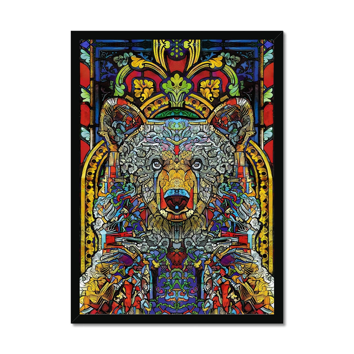 A2 -  N Bear Framed Print