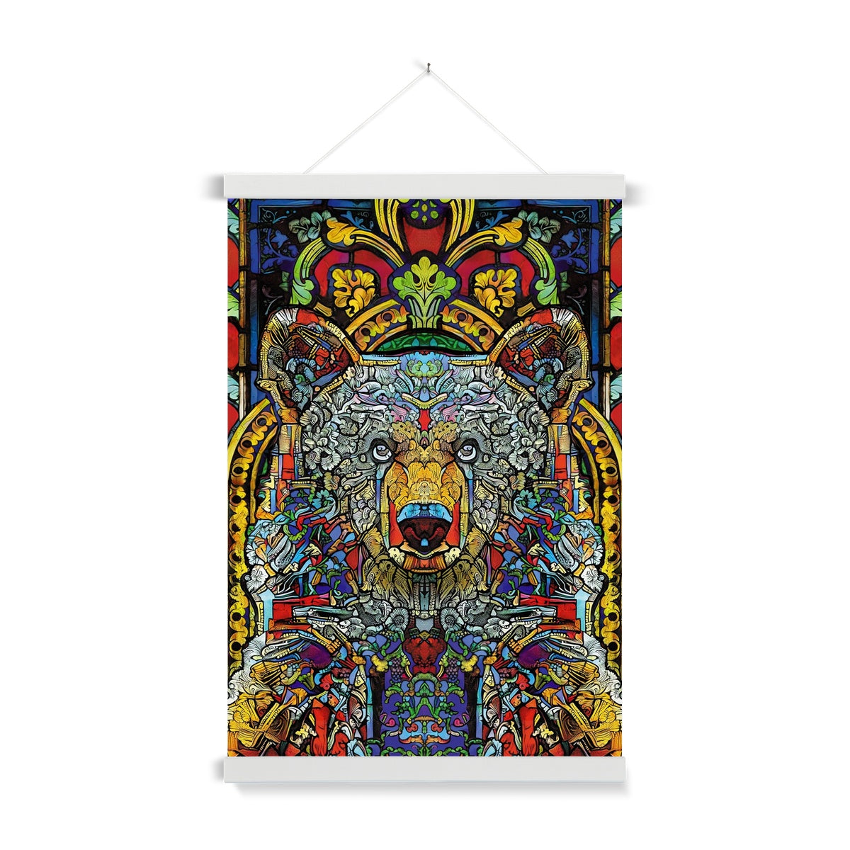 A2 -  N Bear Fine Art Print with Hanger