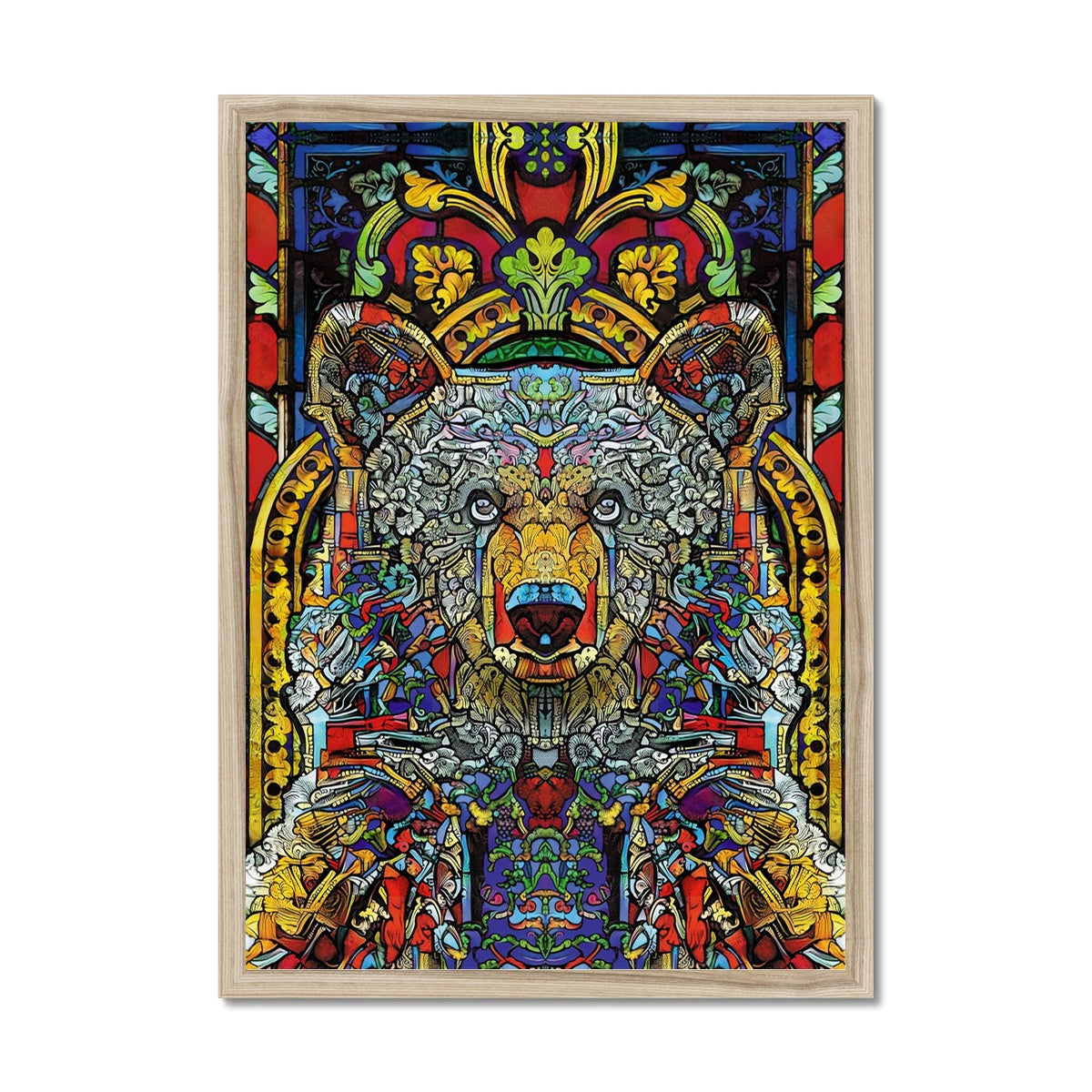 A2 -  N Bear Framed Print