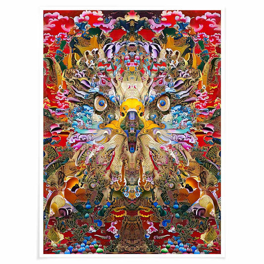'Return of The Bird Tribes – Red Kite' Giclée Print