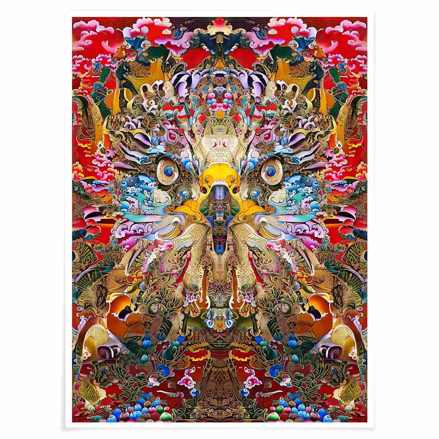 'Return of The Bird Tribes – Red Kite' Giclée Print