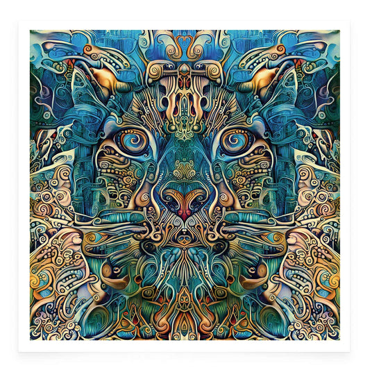 'Snow Leopard' Giclée Print