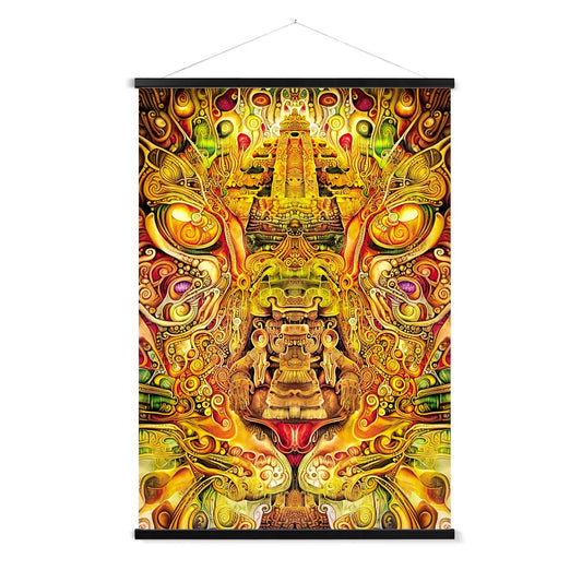 'Aztec Meditation' Open Edition Fine Art Print with Hanger