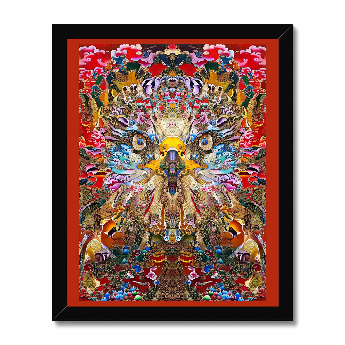 'Return of the Bird Tribes' Framed Print
