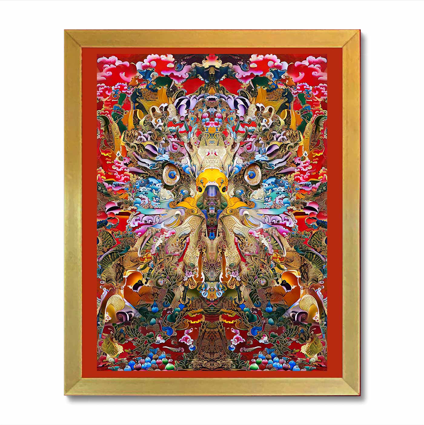 'Return of the Bird Tribes' Framed Print