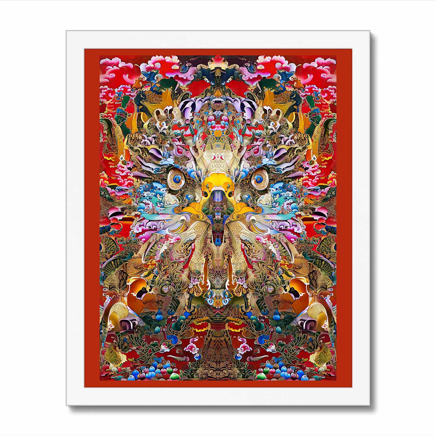 'Return of the Bird Tribes' Framed Print