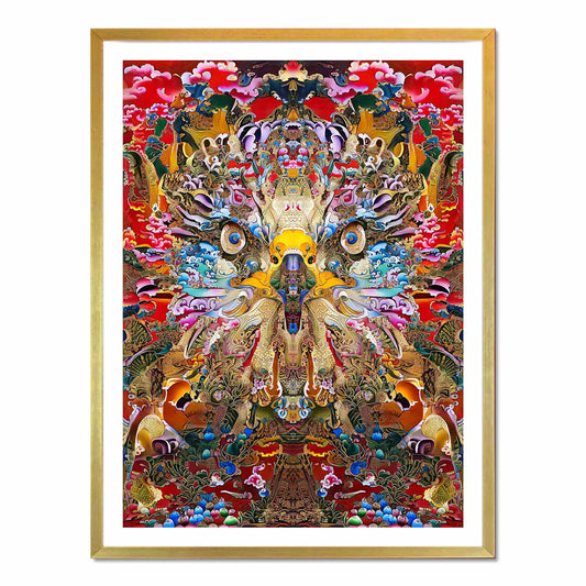 'Return of the Bird Tribes' Framed Print