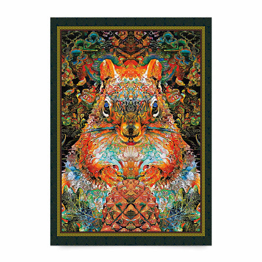 'Medicine Red Squirrel' Fine Art Print