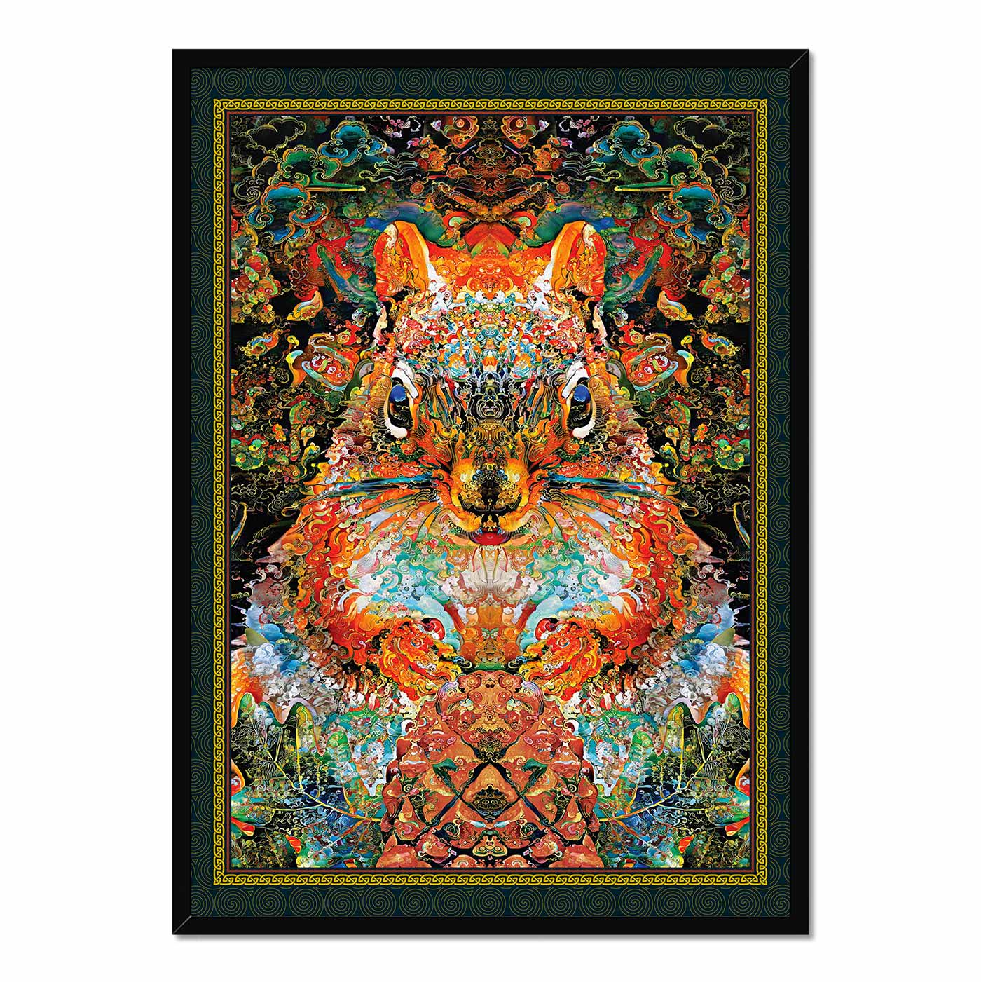 'Medicine Red Squirrel' Framed Print