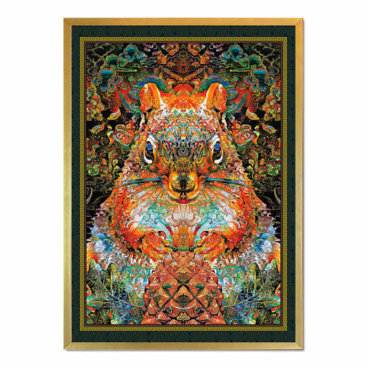 'Medicine Red Squirrel' Framed Print