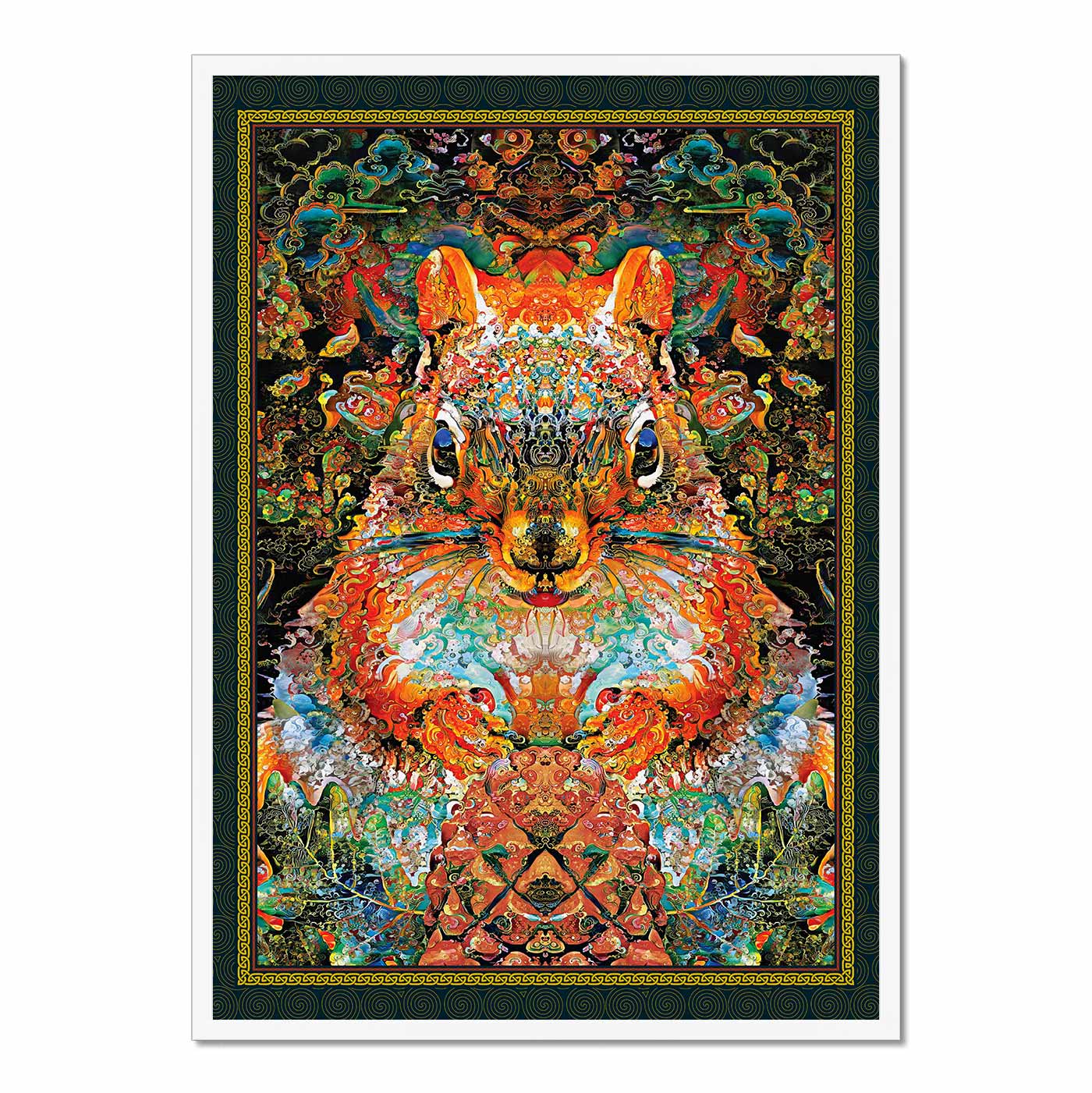 'Medicine Red Squirrel' Framed Print