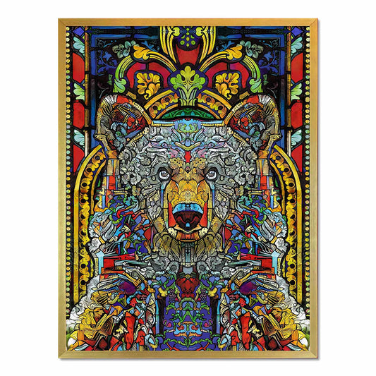 'Northern Bear' Framed Print