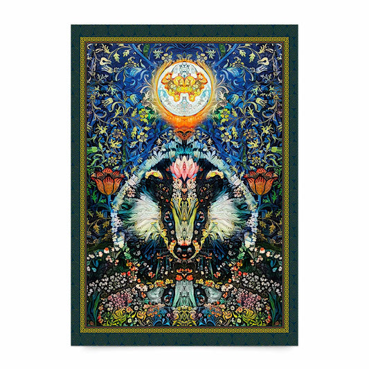 'Medicine Badger Moon' Fine Art Print