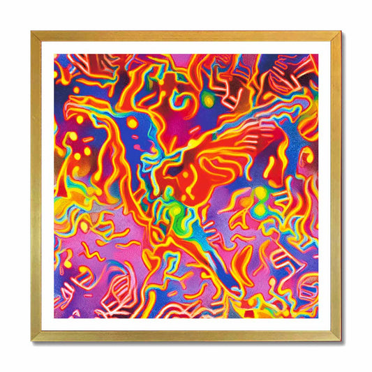 'Huichol Hummingbird' Framed Print